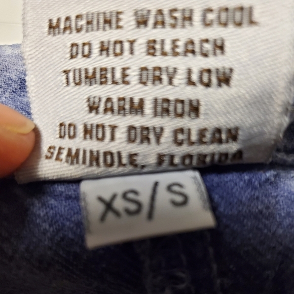 Cottonseed Lagenlook Asymmetrical hem Cotton top size XS/S Coastal - Picture 10 of 10